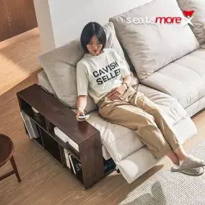 캄포데피오리 매직 리클라이너 소파 패브릭 원목협탁 전동 4인용