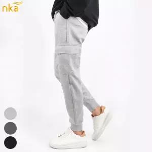 [NK아울렛]엔케이아울렛 NKC멜란지카고트레이닝 남자 조거 밴딩 추리닝 9부