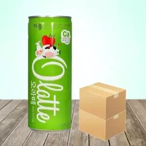 []오라떼애플240mlx60캔사과음료무탄산