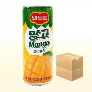 []롯데델몬트망고로어슈거240mlX60캔과일주스