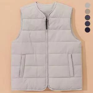 [후앙스]다운라이크 스노우 초경량 U넥 패딩조끼 PWPD3894