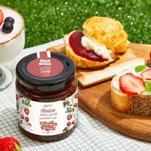 설탕대신 알룰로스 딸기잼 240g, 국내산 딸기 50%