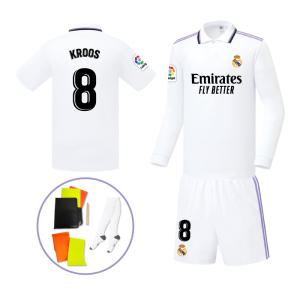 [풀세트] 22-23 레알마드리드 홈 유니폼 8번 토니 크로스