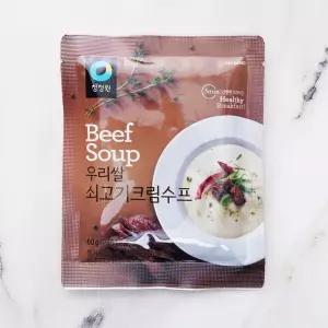 대상 청정원 우리쌀 쇠고기 크림수프 60g