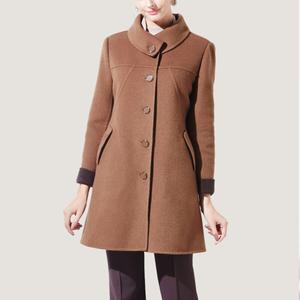 [마담엘레강스] 아이린 핸드메이드 이중지 캐시미어 울코트 K164CT01