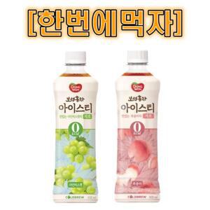 [한번에먹자] 보성홍차 아이스티 제로 500ml 복숭아 12개 + 샤인머스캣티 12개 / 총 2