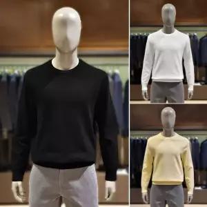 갤러리아 킨록 봄 기본 긴팔 라운드 니트 3종 택1 (THY0103)