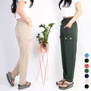 [슈퍼맨]여자 봄여름 밴딩 스판 인견 나일론 데일리 캐쥬얼 시원한 편안한 팬츠 빅사이즈 SPMB여성인견2단