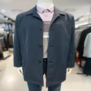 [트레몰로] 세정 트레몰로 스트레치원단  탈부착 패딩라이너 트렌치코트  네이비 TRBEB4SC511
