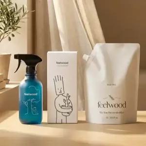 필우드 100% 편백수 스프레이 1L 리필  천연 피톤치드 