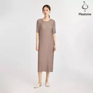 [플리츠미][플리츠미] 숏 슬리브 플리츠 원피스_EPOPS324004