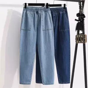 제라카 여자 밴딩 청바지 세미배기핏 데님팬츠 WJN670