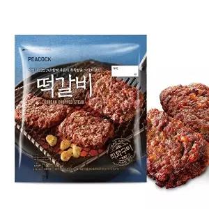 [피코크][피코크] 떡갈비 450g*2팩 + 너비아니 550g*2팩