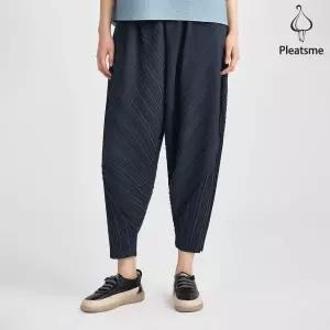 [플리츠미][플리츠미] 사선주름 9부 플리츠 조거 팬츠_EPPTS324015