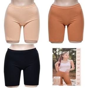 Y존 압박 없이 편안한 면스판 마이롱 5부 여성 드로즈 3매입 팬티 0078sr