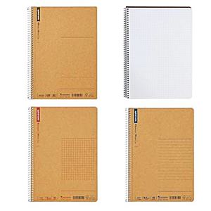 마루망 노트 80매 스파이럴 베이직 A5 무지 방안 라인 Maruman