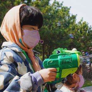 대용량 크로스백 버블건 숄더백 자동 비눗방울 총 가방 배낭 비누방울 기계