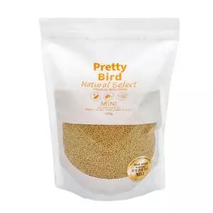 프리티버드 네츄럴 셀렉 프리미엄 미니 펠렛 800g 앵무새 사료 먹이 간식 장건강 깃털 부리강화 