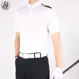 [슈퍼맨]남자 시원한 골프반팔티 기능성 신축성 통기성 경량 골프웨어 반팔 지발란B골프포인트카라반팔티