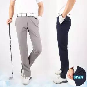 [슈퍼맨]남자 고급 냉감 스판 경량 히든밴딩 나일론 골프팬츠 기능성 빅사이즈 SPMB-AR무지자수골프바지