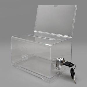 다용도 투명 박스 열쇠 잠금장치 아크릴박스 모금함 투표함 명함함 추첨함
