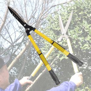 (손잡이 길이조절) 대형 전지가위 고탄소강 양손 조경자재 고지가위