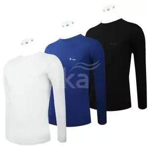 [NK아울렛]엔케이아울렛 B-웰파냉감실크라운드 남성 여름용 아이스 긴팔티 작업복 등산복 아웃도어 빅사이