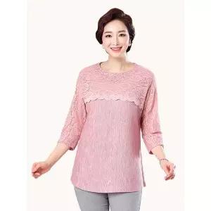 [마담엘레강스] 로라 코사지 블라우스  K181BL02