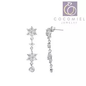 트리플 눈꽃 S-36-E 귀걸이 은귀걸이 패션이어링 실버-W284993