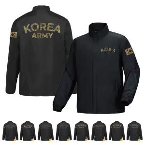 ROKA 육군 공군 해군 해병대 특전사 코리아아미 로카 기능성 바람막이 집업 자켓