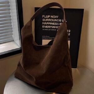 스웨이드 호보백 데일리 여성 에코백 무지 가방 TL391