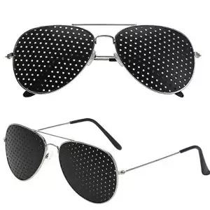 보잉핀홀안경 금테핀홀안경 눈운동안경 핀홀선글라스-WCCCE78