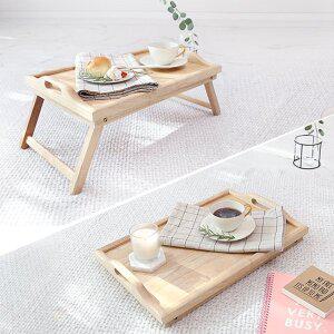 [벤트리]접이식 원목 미니 트레이 2type