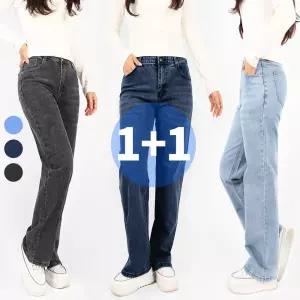[슈퍼맨]여자 스판좋은 히든밴드 캐주얼 사계절 슬림 데님 청바지 [SPM] 1+1 OP여성캐주얼스판청바지