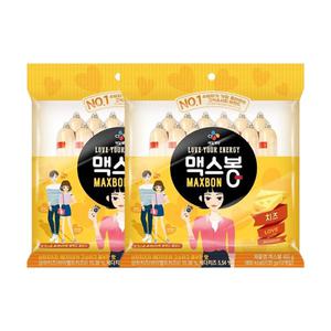 CJ제일제당 맥스봉 치즈 455g X 2봉 간식 소시지 주전부리 어육 소세지