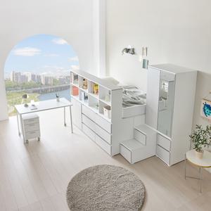 원마인드 조이 수납 침대 성인 벙커침대 SS 수퍼싱글