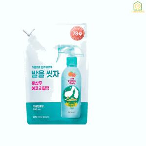 [정품] 온더바디 발을씻자 코튼풋샴푸 자몽리필/레몬리필 500ml