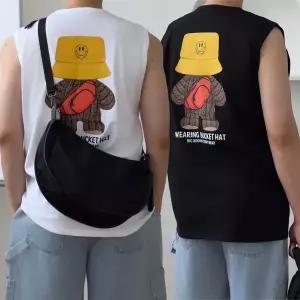 [노멀쉐이크][당일출고] 남녀공용 여름 쿨링 휴양지 바캉스 민소매 나시 티