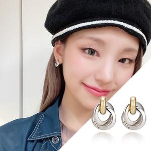 [엘르주얼리] 14K GF 스트로우 심플 귀걸이 ELGPEE351