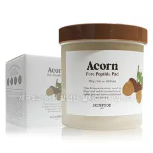 스킨푸드 에이콘 포어 펩타이드 패트 60매 도토리패드 피부탄력 모공