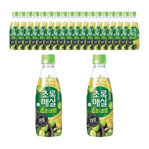 초록매실 스파클링 제로 350ml, 20개