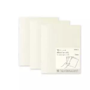 미도리 MD노트 라이트 A5 3권 세트 유선 다이어리 노트