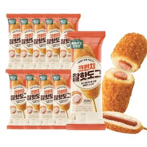 [내일도착] 올반 크런치핫도그 75g x 10봉