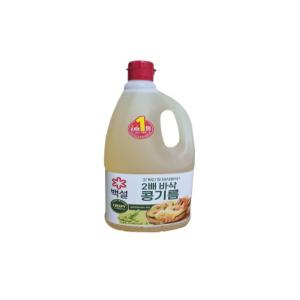 CJ제일제당 백설 2배 바삭 콩기름 1.8L, 1개