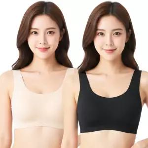 판도라by비비안 무봉제 브라 A B C D 컵 심리스 초경량 노와이어 런닝형 빅사이즈 탑 브래지어 PBR7149