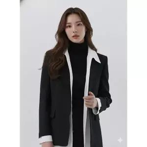 [하프클럽/에고이스트]셔츠 레이어드형 테일러드 자켓 EN1WJ260