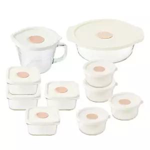 글라스락 렌지쿡 8종+2종 세트(햇밥용기4개+큰햇밥용기4개+볶음밥용기1개+계란찜용기 1개)