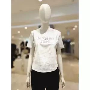 [롯데백화점]르니앤맥코이 큐빅 레터링 반팔 면 티셔츠 MN06TS370FJY