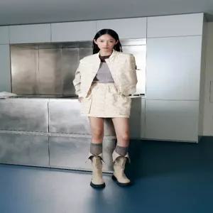 [LAP] AQ3WZ822 타이다이 프린트 집업 점퍼