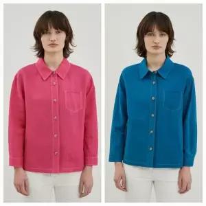 [올리비아로렌]배색스티치 린넨셔츠 VOBNL4M3151[35049756]